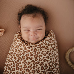 Image of Organic Cotton Muslin Swaddle Blanket