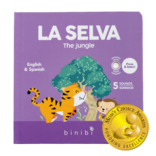 Binibi - La Selva Bilingual Sound Book: Jungle Animal Sounds