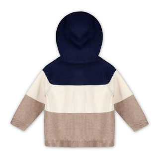 Viverano Organics - Lion Farm Truck Knit Baby Hooded Jacket (Organic Cotton)
