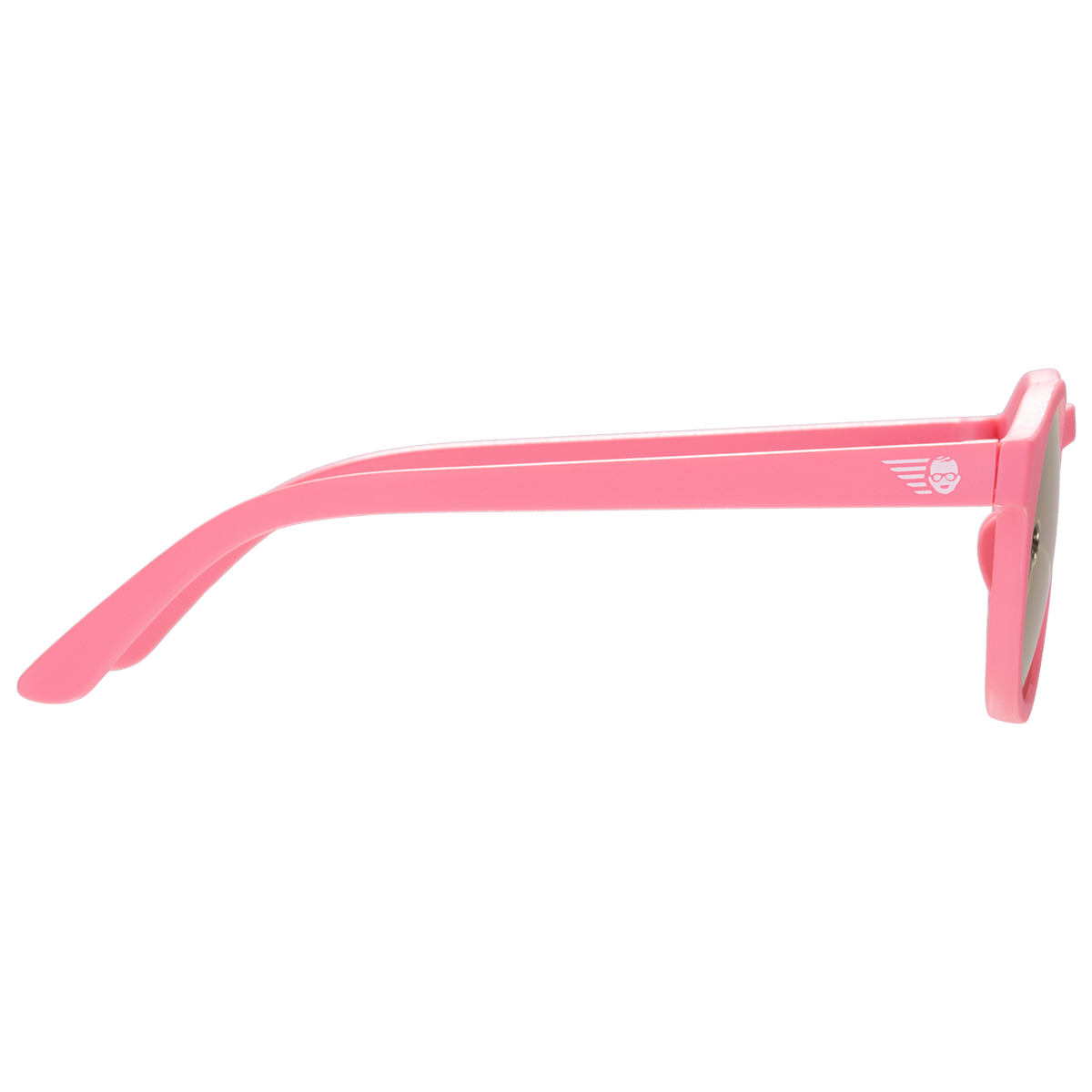Image of Babiators - Pink Polarized Keyhole Kids Sunglasses with Mirrored Lens: