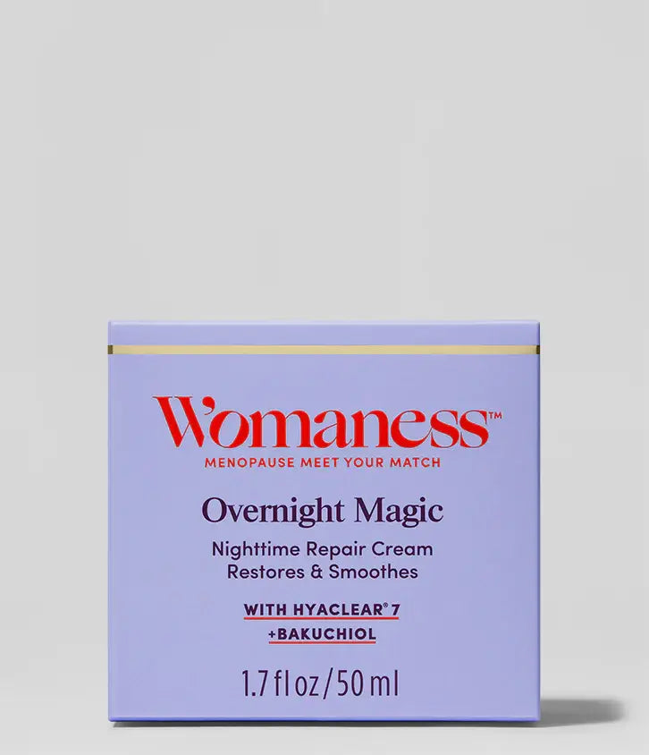 Image of Womaness - Overnight Magic - Nighttime  Moisturizing Repair Cream: 1.7 oz