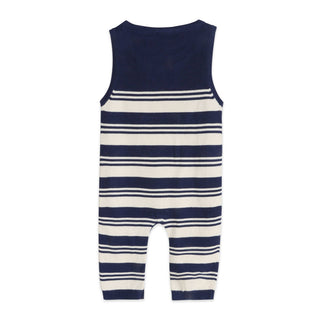 Viverano Organics - Bear Pocket Knit Baby Overall Set (Organic Cotton)
