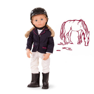 Happy Kidz Series Anna Horseback RIder Premium Doll XL