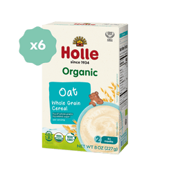 Image of Holle Organic Whole Grain Oat Cereal - 6 Pack