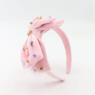 Poppyland - Velvet Crown Bow Headband