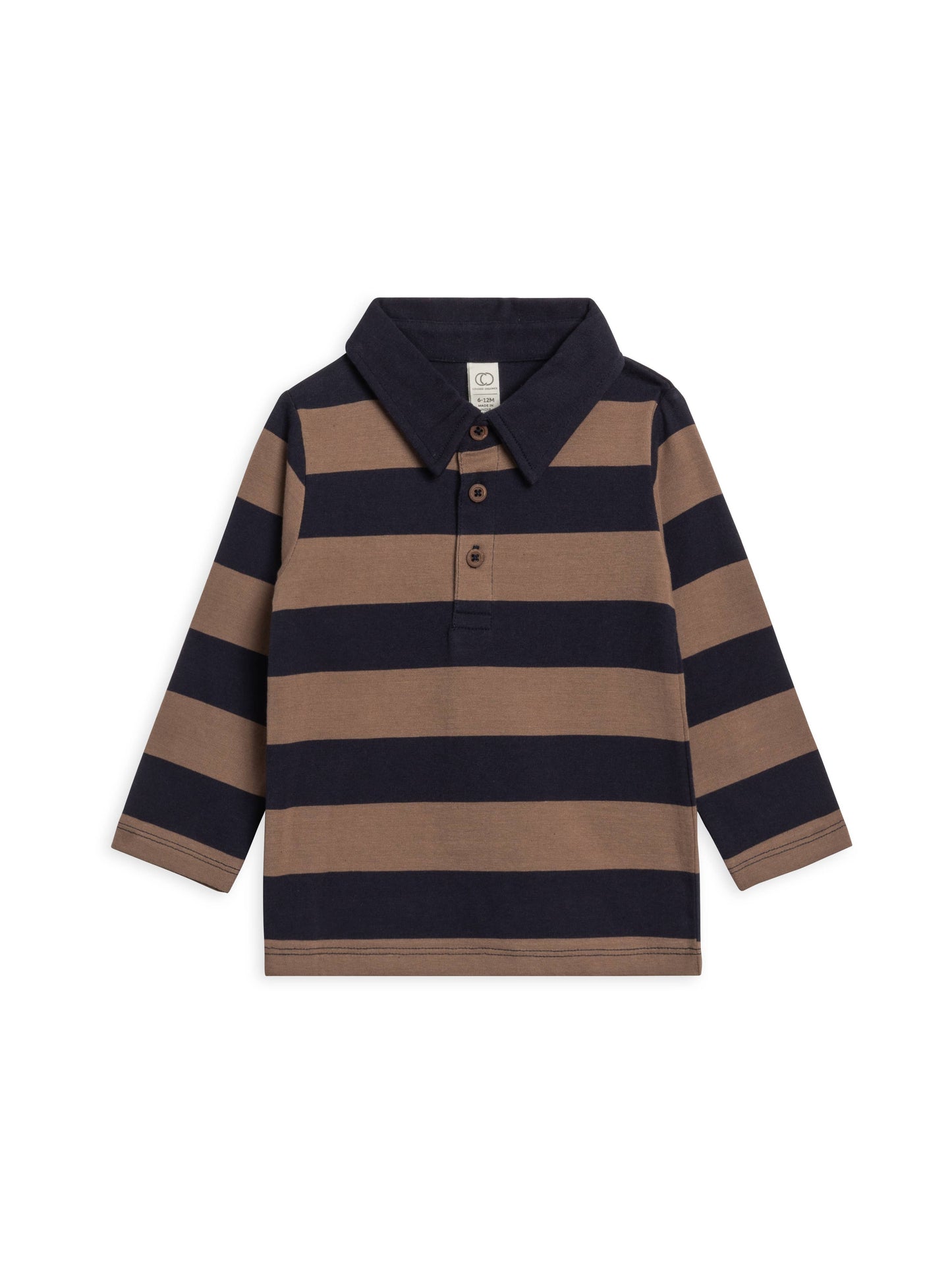 Colored Organics - Doyle Long Sleeve Collared Top