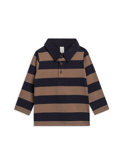 Colored Organics - Doyle Long Sleeve Collared Top