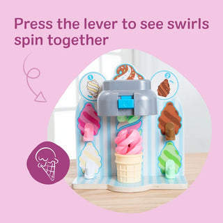 Melissa & Doug Swirl & Serve Ice Cream Play Set