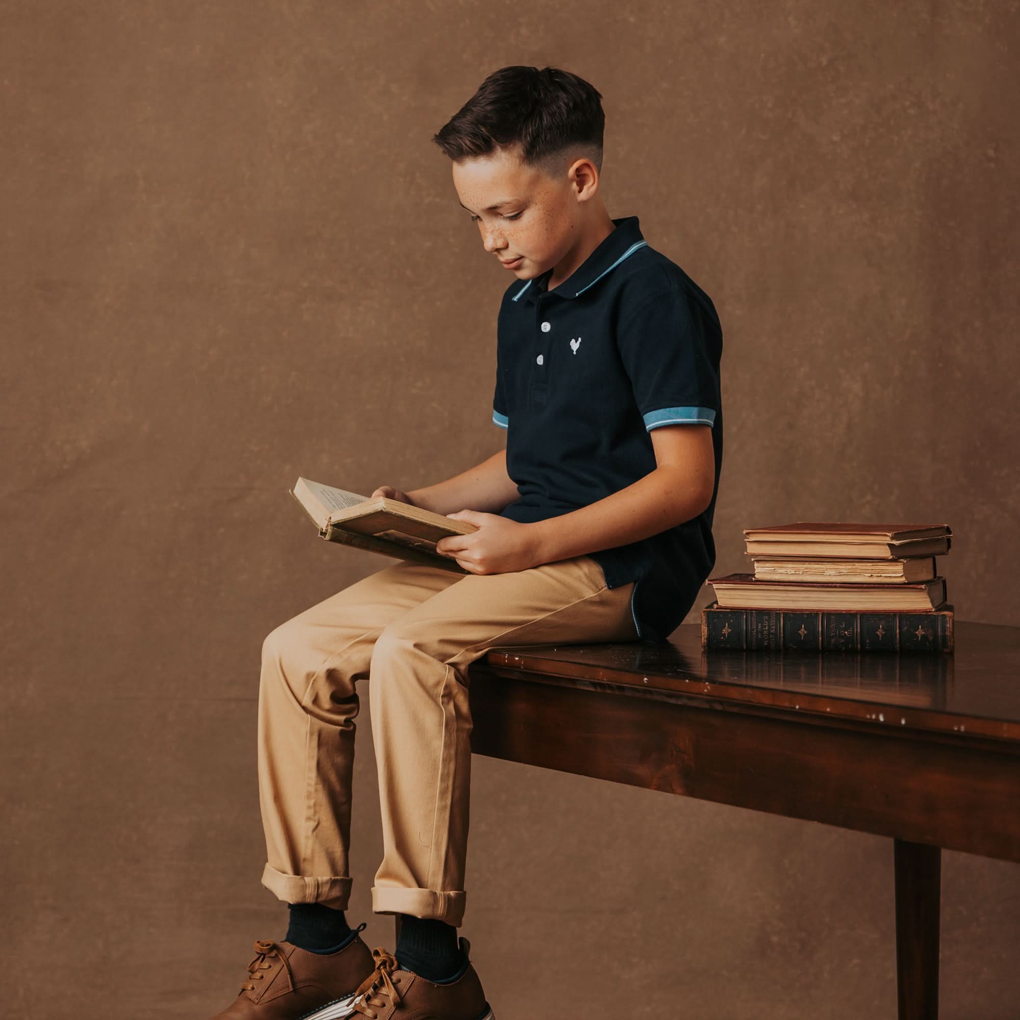 Image of Hope and Henry - Organic Pique Polo