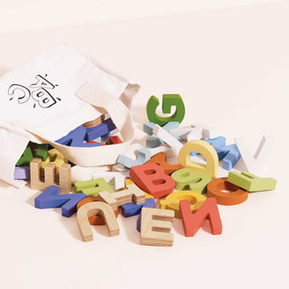 Le Toy Van - Wooden Alphabet Set & Bag