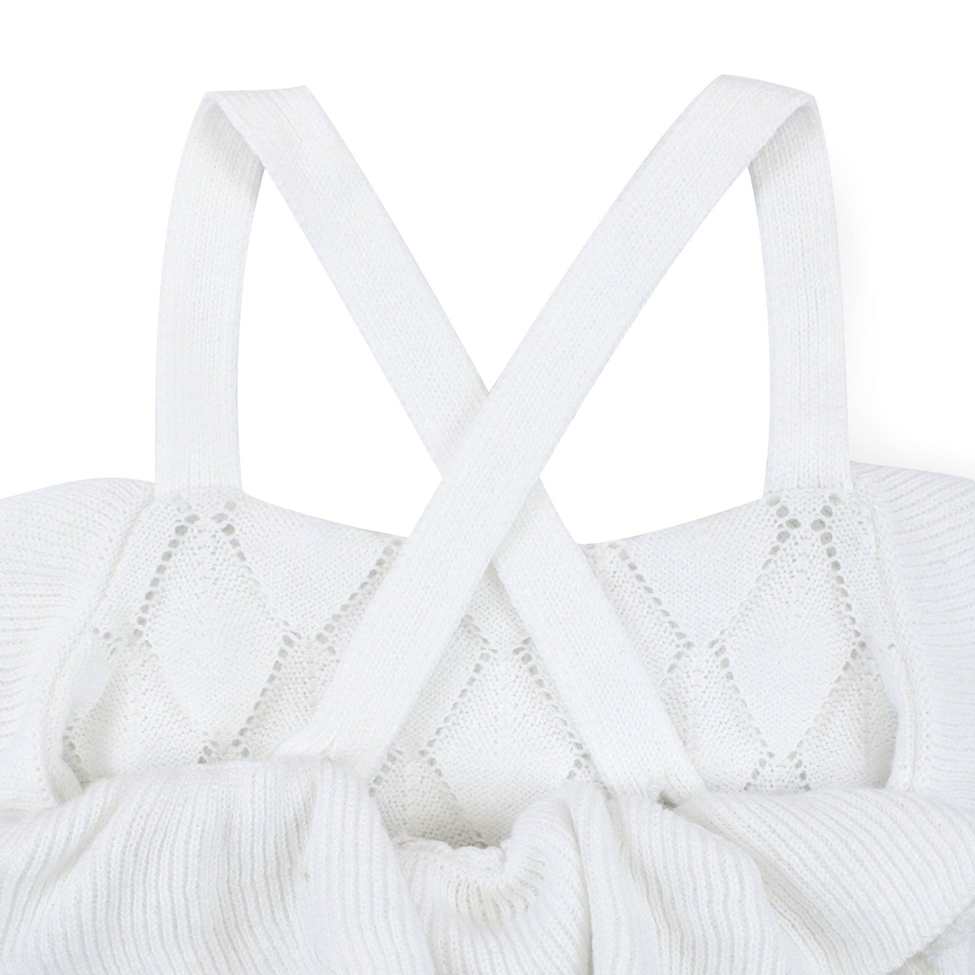 Ruffle Sweater Romper