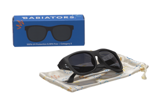 Babiators - Jet Black Navigator Baby and Kids Sunglasses: JET BLACK / Ages 6+