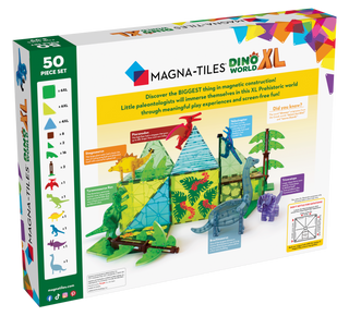 Magna-Tiles - Magna-Tiles Dino World XL 50-Piece Set