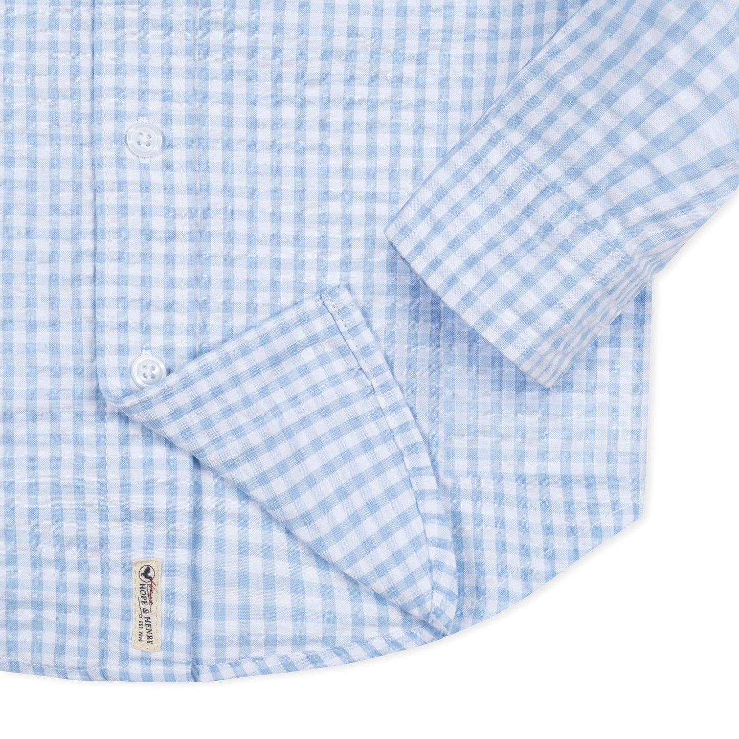 Hope and Henry - Organic Seersucker Shirt