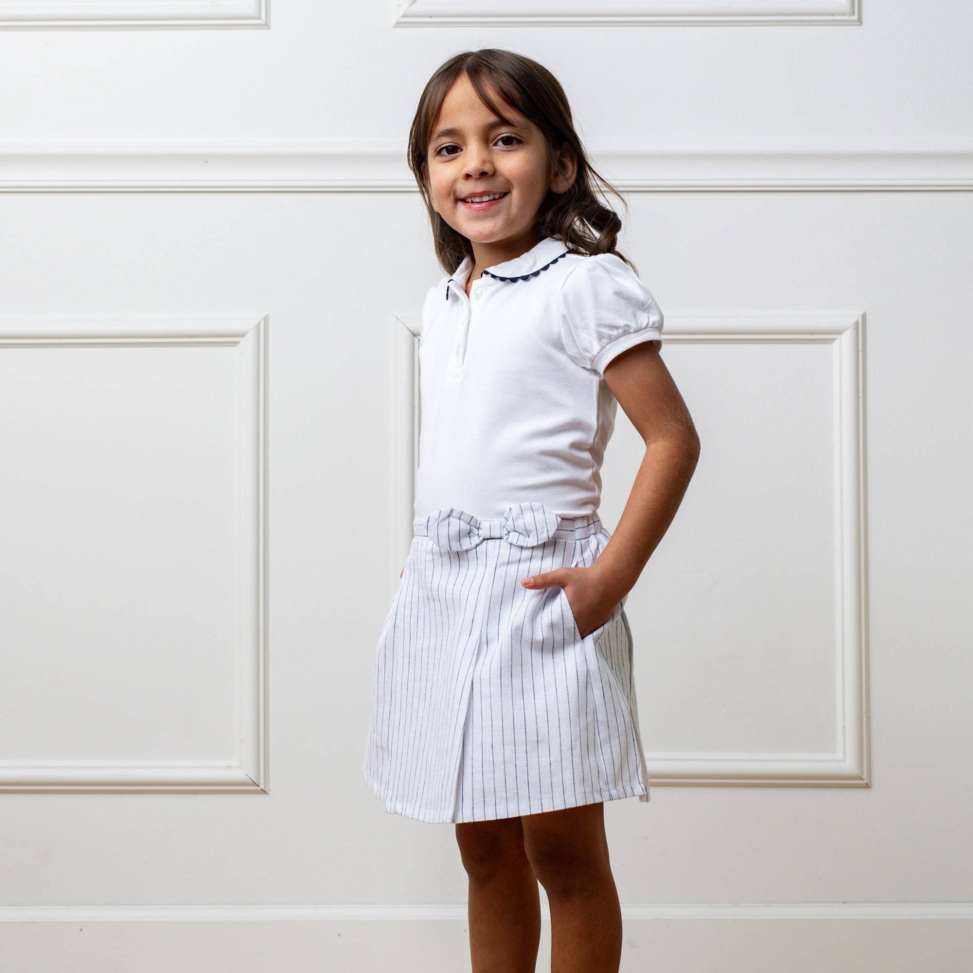 Image of Hope and Henry - Organic Puff Sleeve Polo