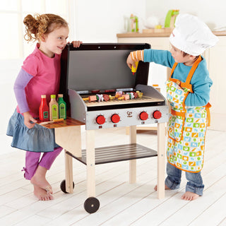 Gourmet Grill With Food