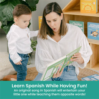 Binibi - Bilingual Music Book About Opposites: Opuestos en el parque