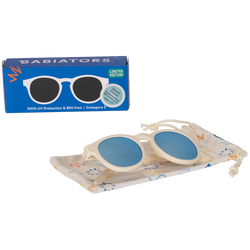 Image of Babiators - Sweet Cream Keyhole with Blue Lens: Ages 3-5