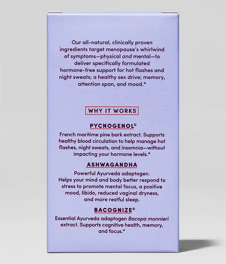 Image of Womaness - Me No Pause - Menopause Support Supplement: 30 capsules