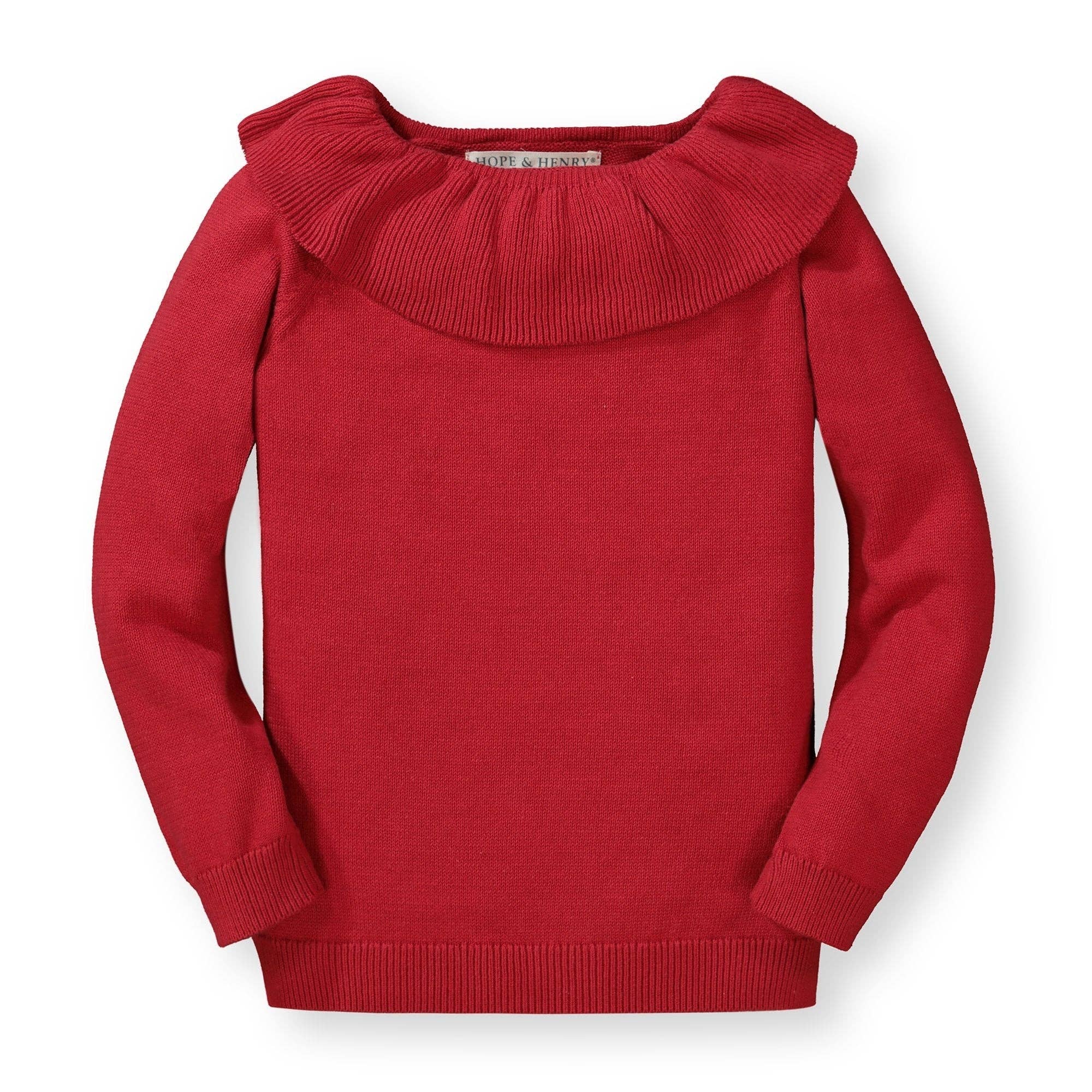 Image of Ruffle Collar Sweater