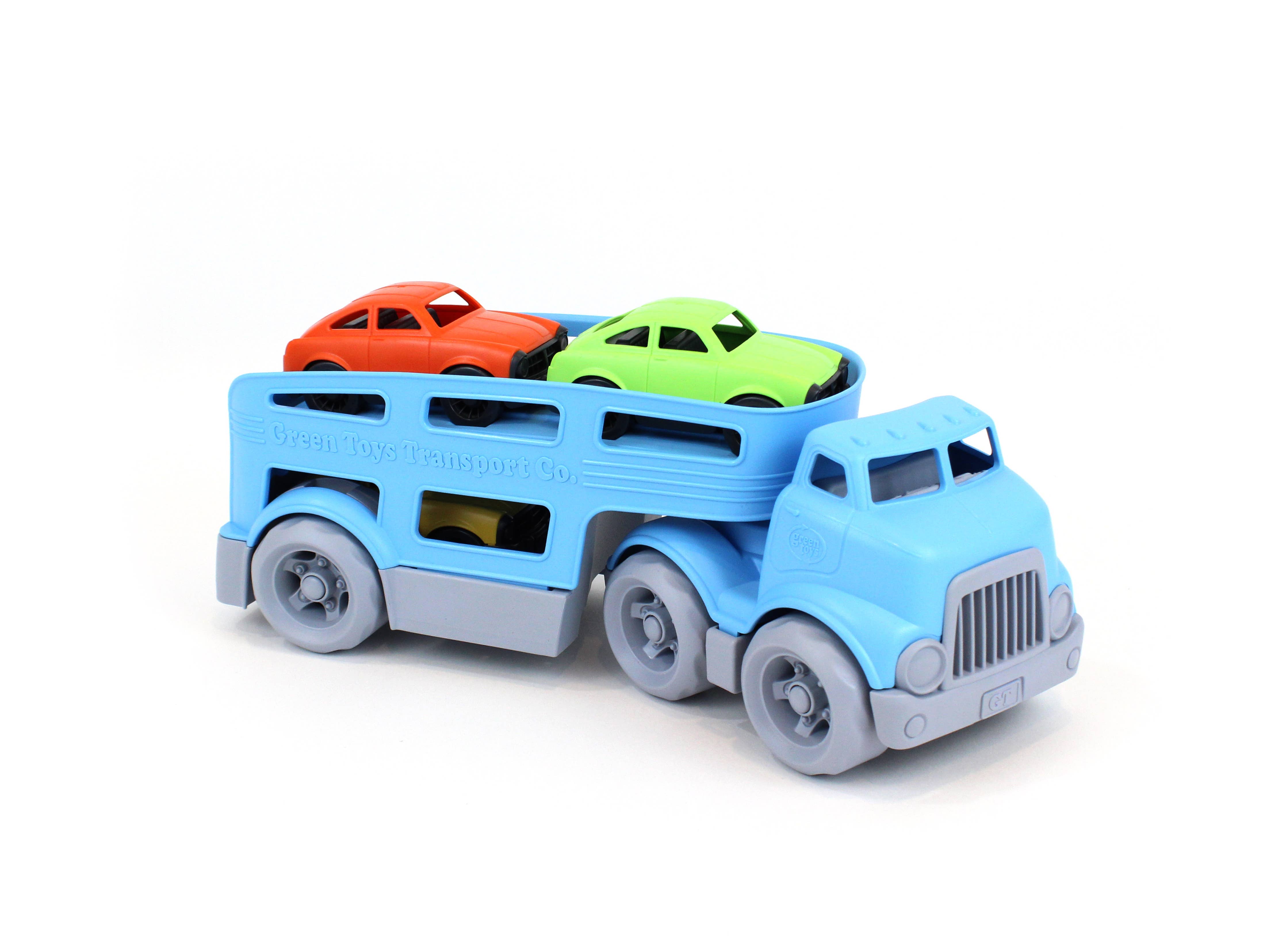 Image of Green Toys - Car Carrier w/ 3 Mini Cars