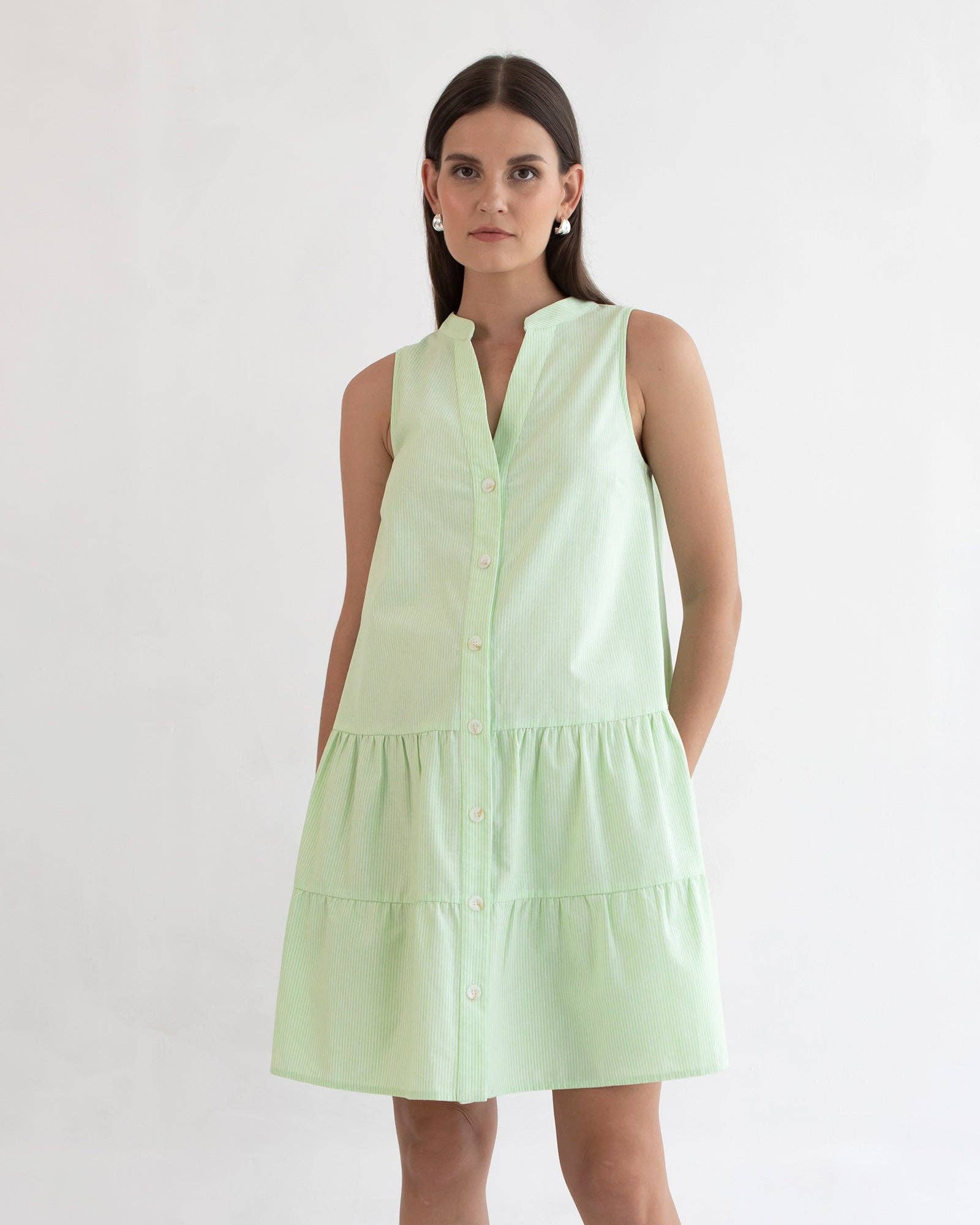Melanie Sleeveless Maternity Dress