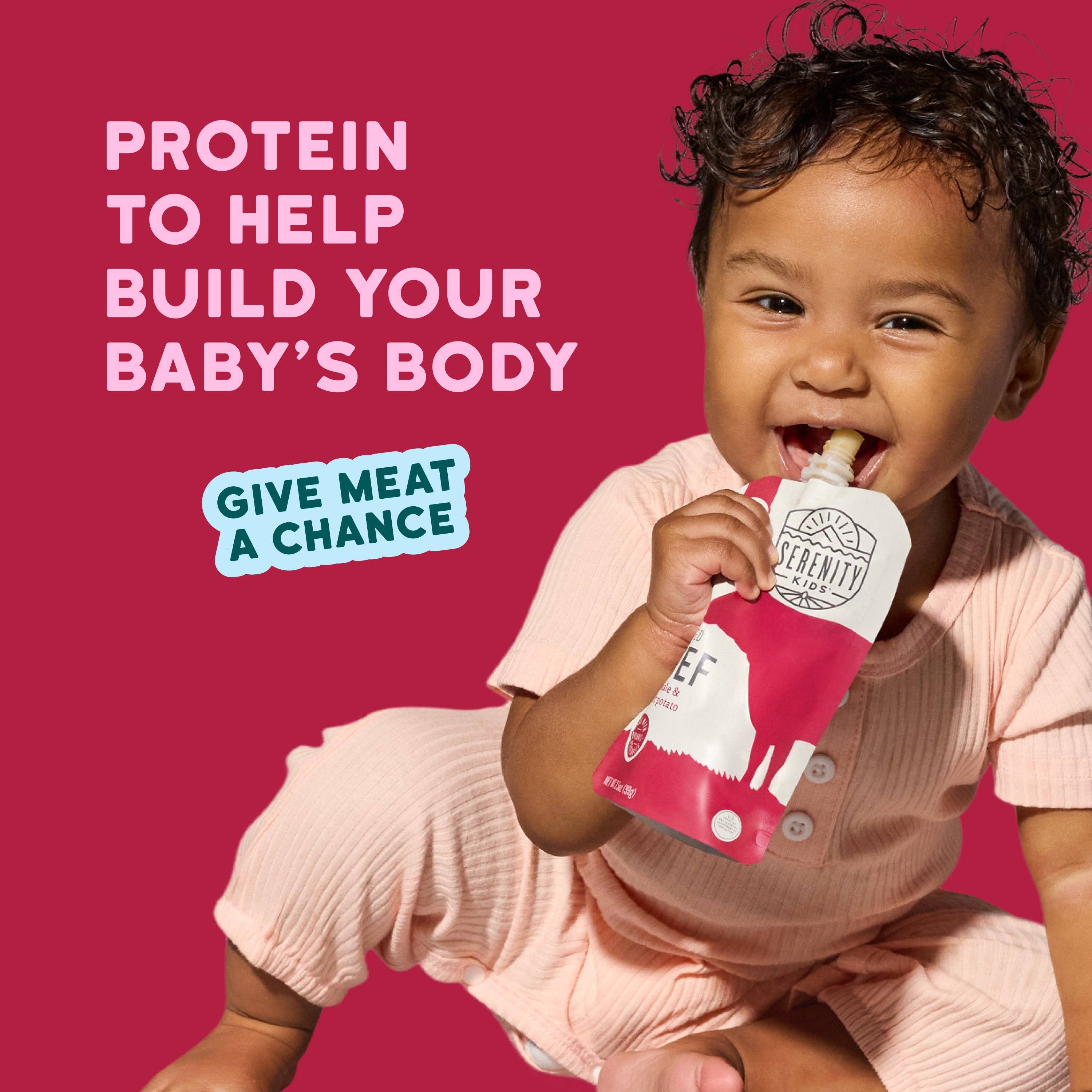 Serenity Kids Grass Fed Beef Pouch