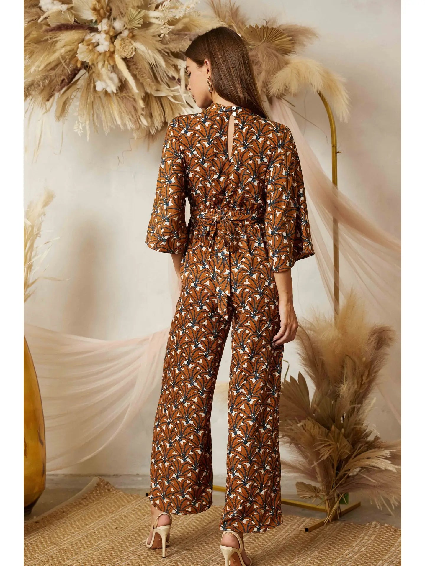 Image of Printed Jumpsuit