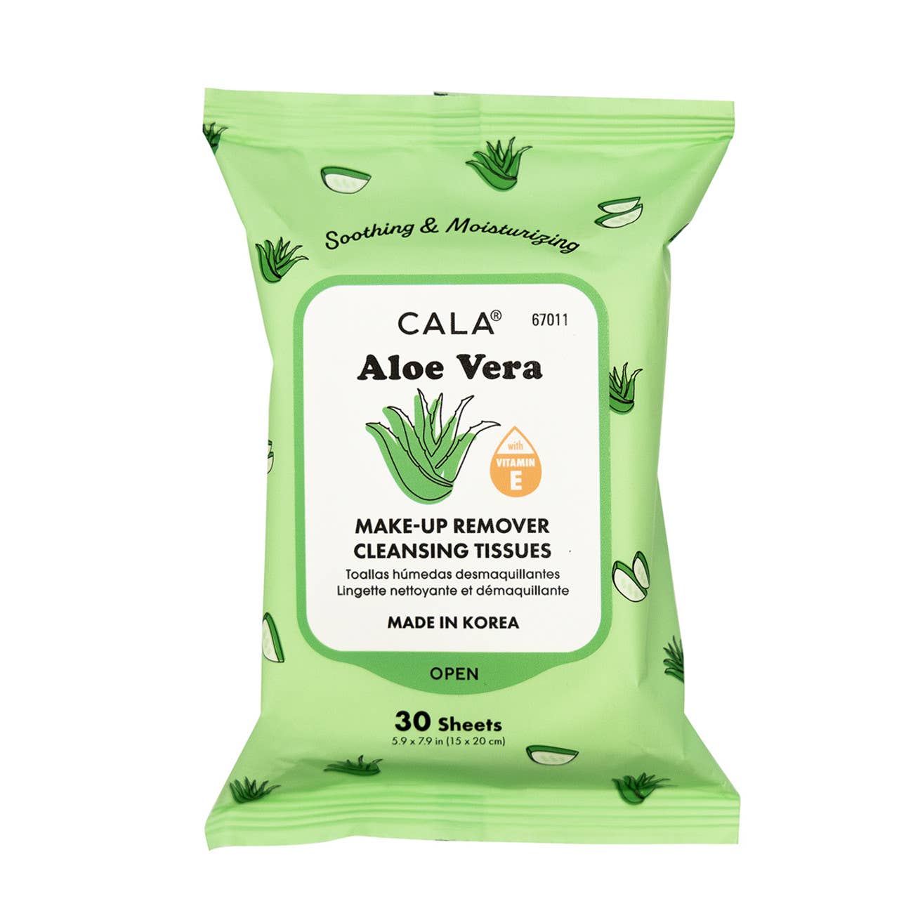 Image of Cala Makeup Remover Wipes Tissue Cleanser