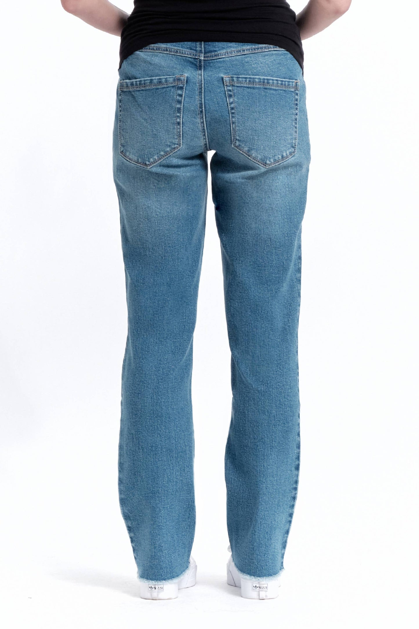 1822 Denim - Maternity 32” Relaxed Straight Leg Jean w/ Bellyband- Samuel