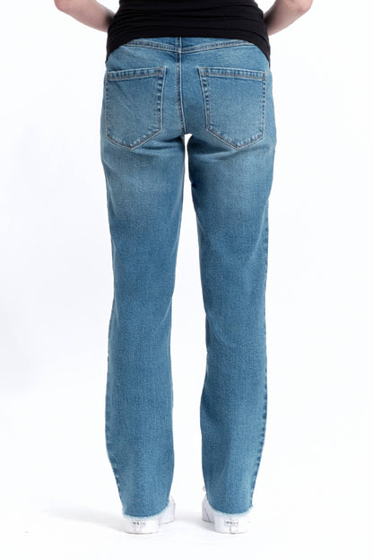 1822 Denim - Maternity 32” Relaxed Straight Leg Jean w/ Bellyband- Samuel