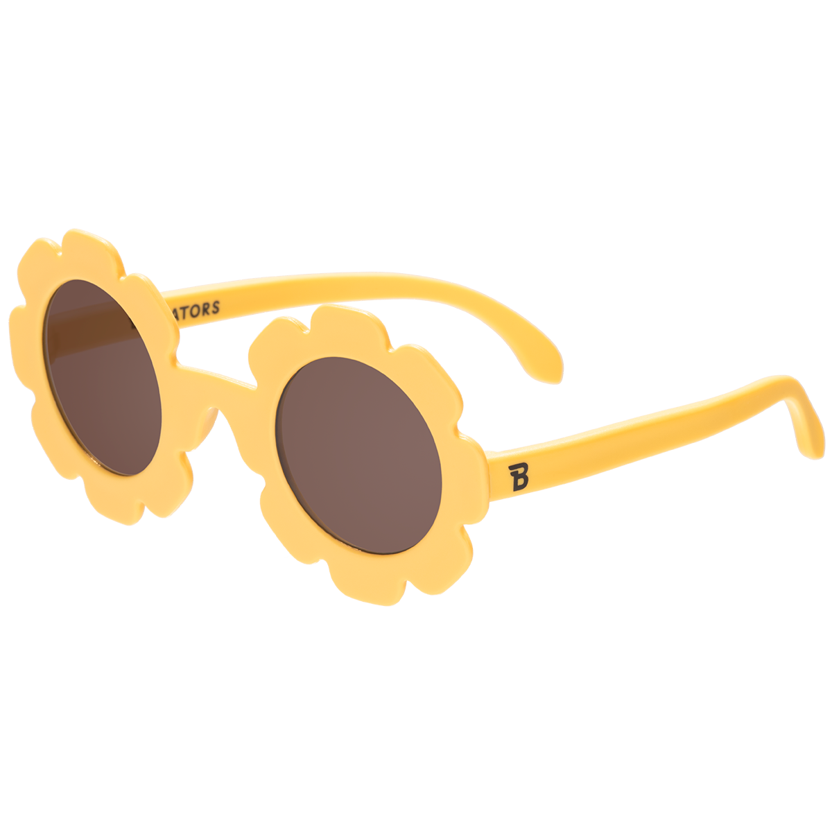 Babiators - Sweet Sunflower Kid and Baby Sunglasses with Amber Lens: Ages 3-5 / Polarized / Flower