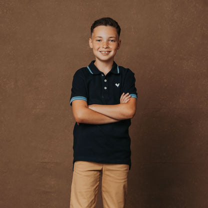 Hope and Henry - Organic Pique Polo