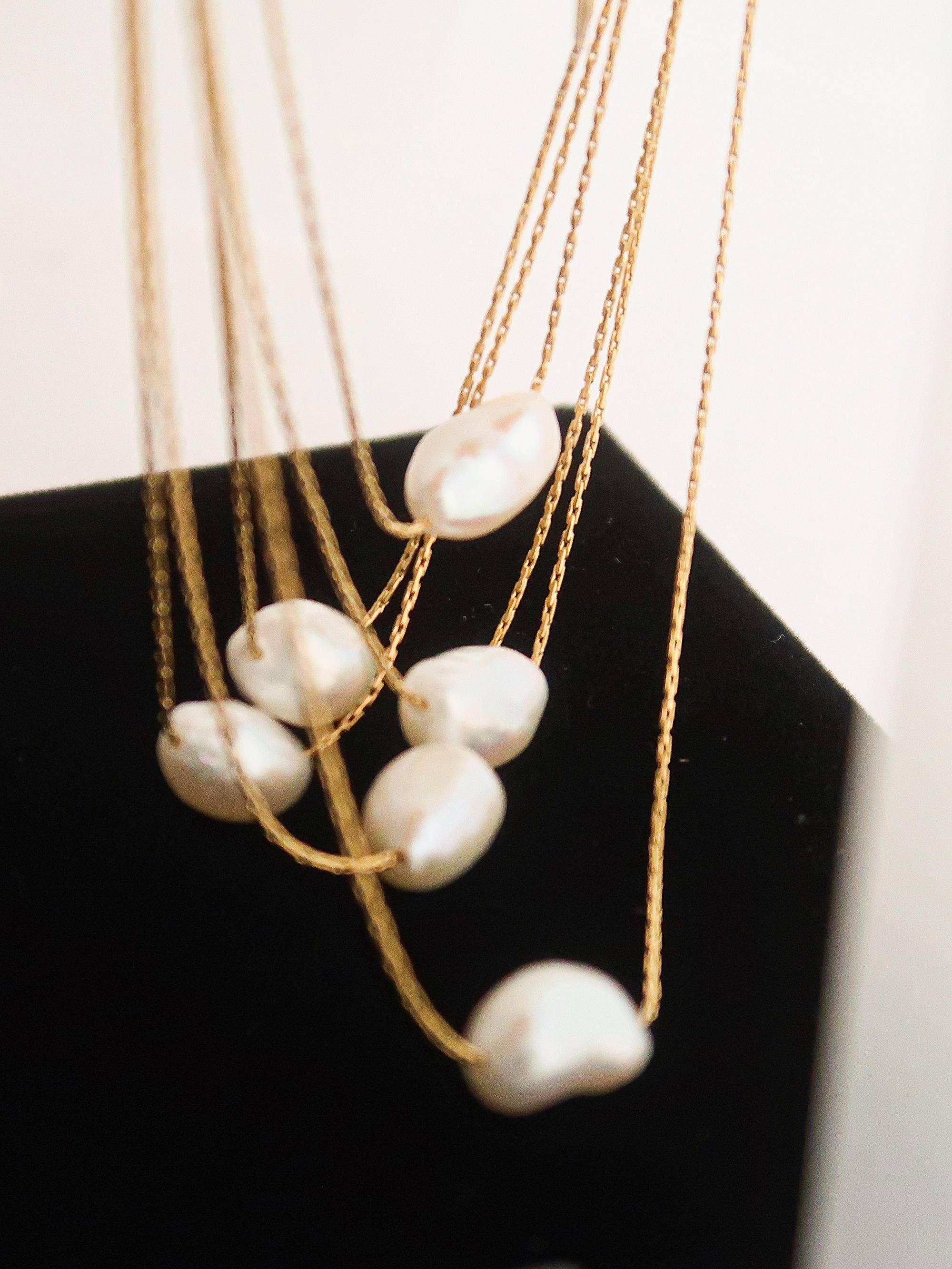 Image of Flânerie by MAIQ - Kinney Non-Tarnish Natural Pearl Necklace