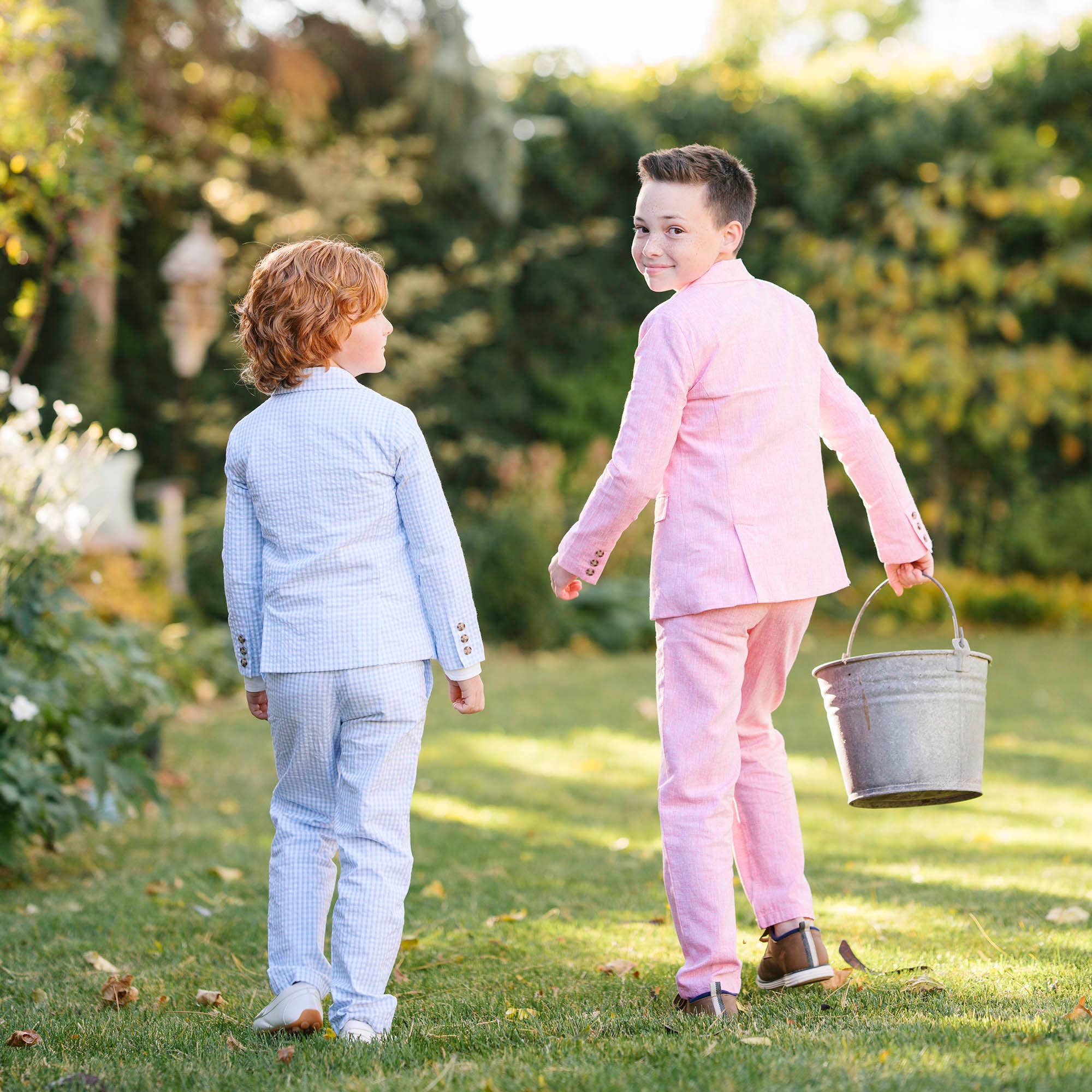 Image of Hope and Henry - Organic Seersucker Suit Jacket