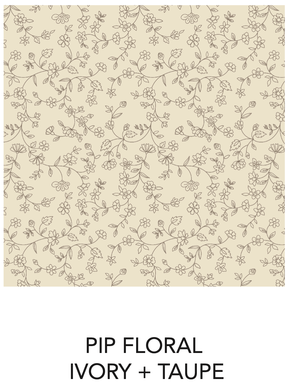 Colored Organics - Organic 2-Pack Muslin Bibs - Pip Floral Ivory + Taupe