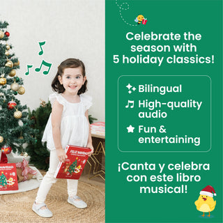 Binibi - Bilingual Christmas Musical Book: Spanish Christmas Songs