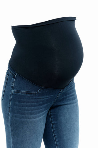 1822 Denim - Maternity 30" Better Butter Slim Straight Jean in Lanie