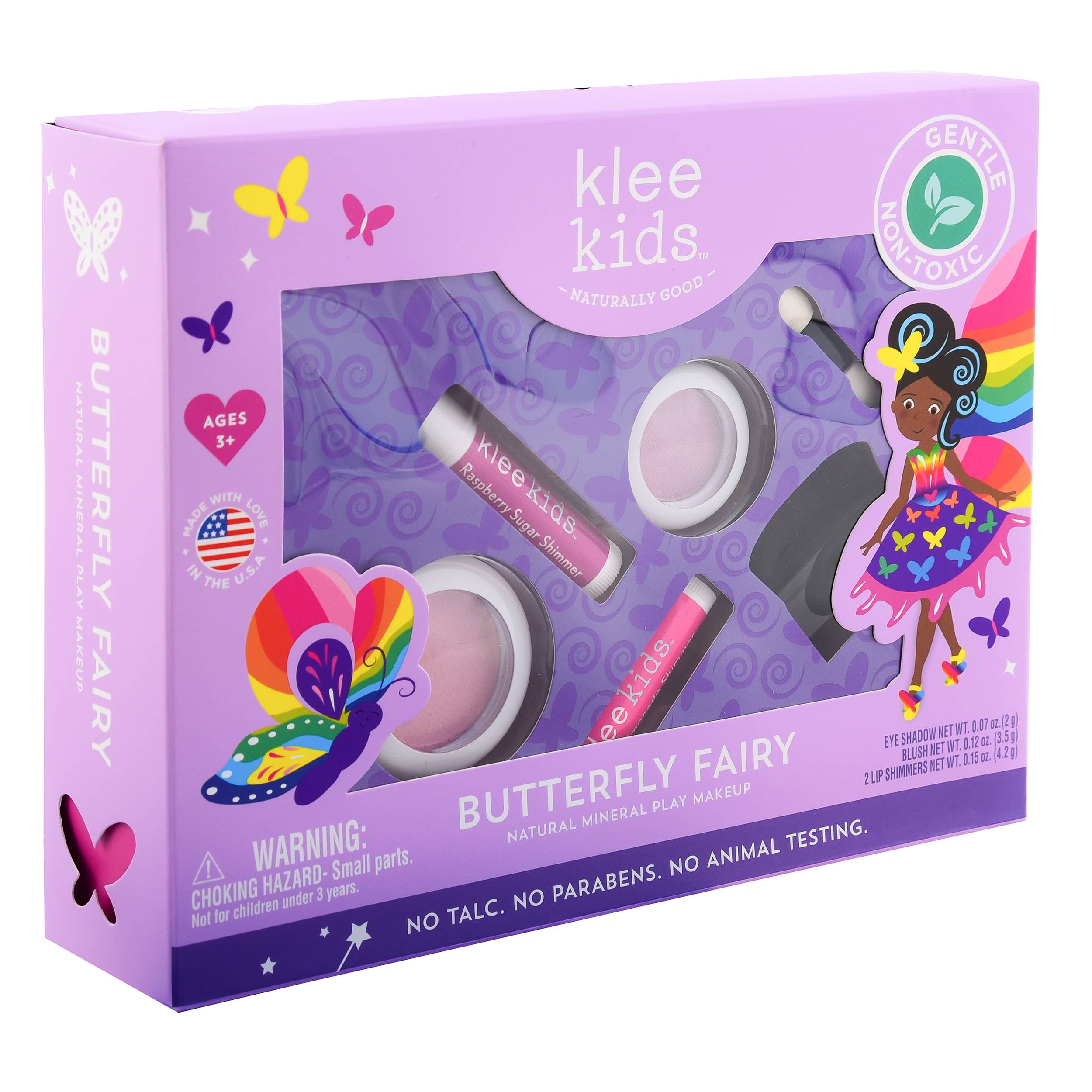 Image of Butterfly Fairy - Klee Kids Natural Play Makeup 4-PC Kit