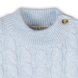 Image of Organic Mock Neck Ruffle Sweater