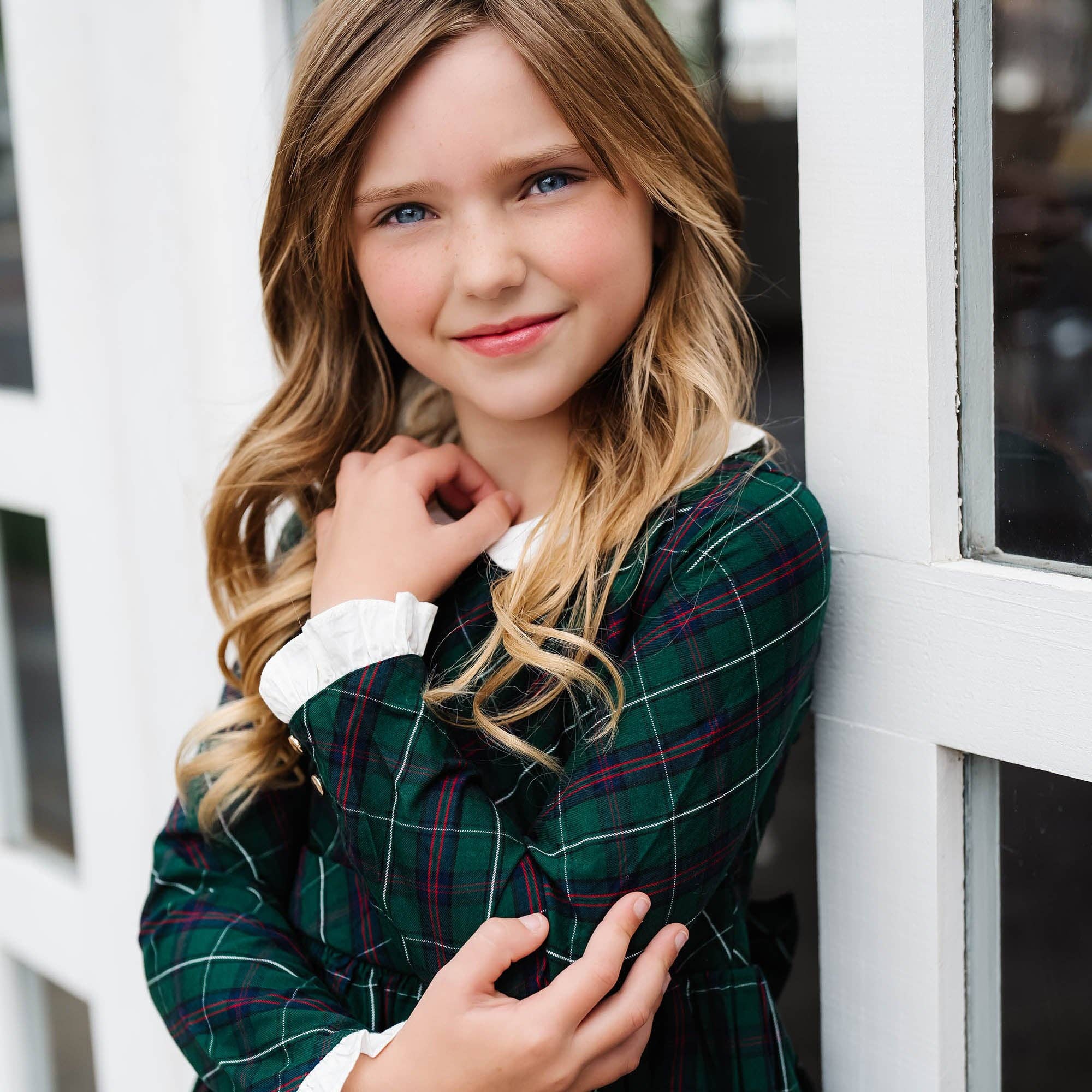 Image of Organic Ruffle Cuff Party Dress