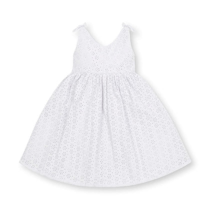 Hope and Henry - Bow Shoulder Organic Swing Dress - Baby