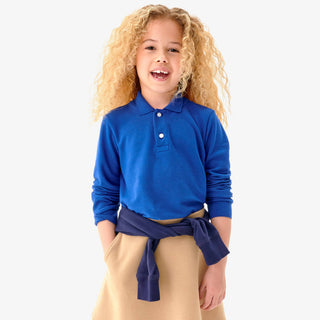 Primary - Long sleeve pique polo