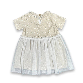 Ditsy Floral Ruffle Collar Tutu Dress