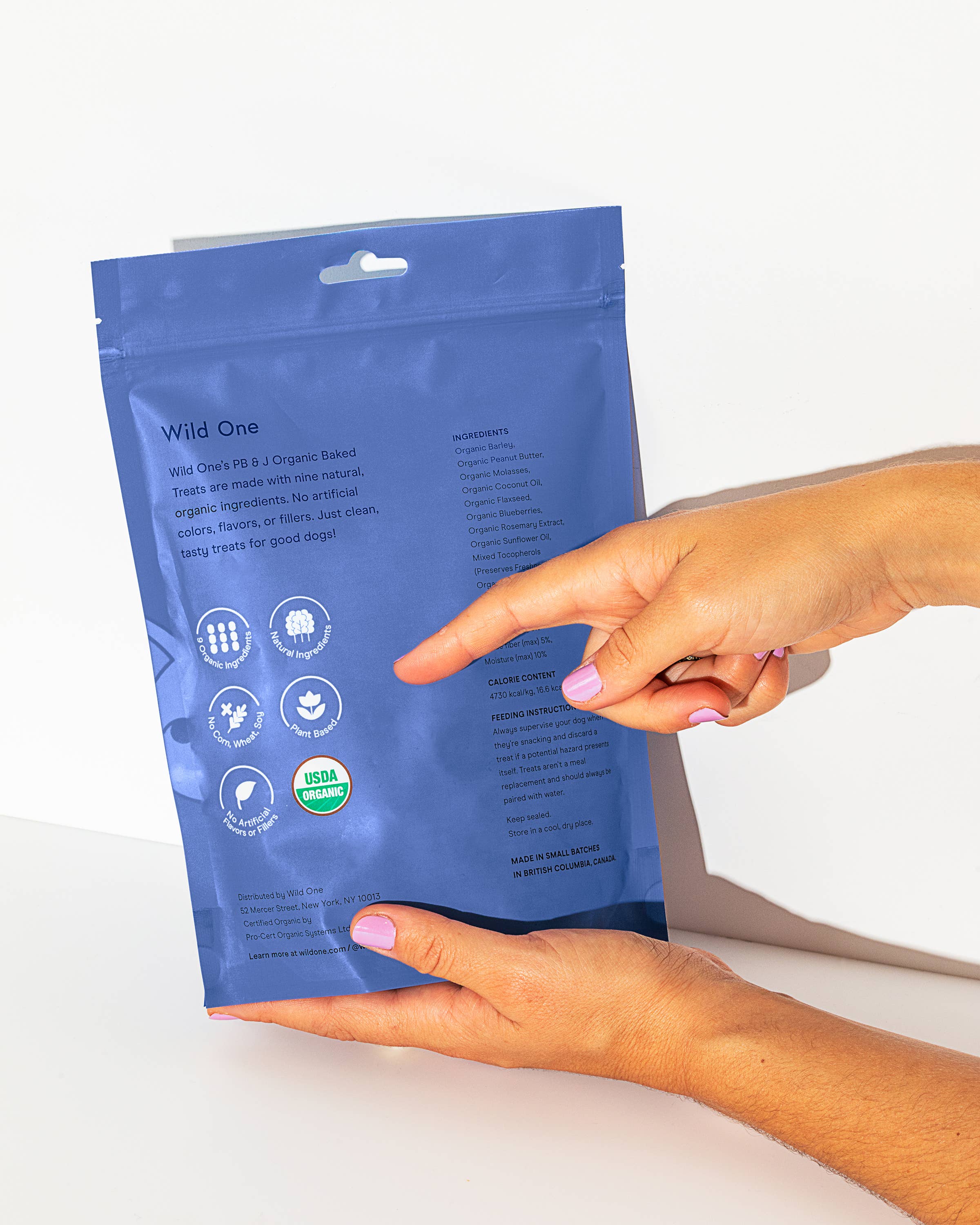 Image of Wild One - Organic PB&J Vegan Baked Dog Treats