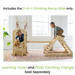 Image of Little Partners - 2-in-1 Climbing Ramp Slide
