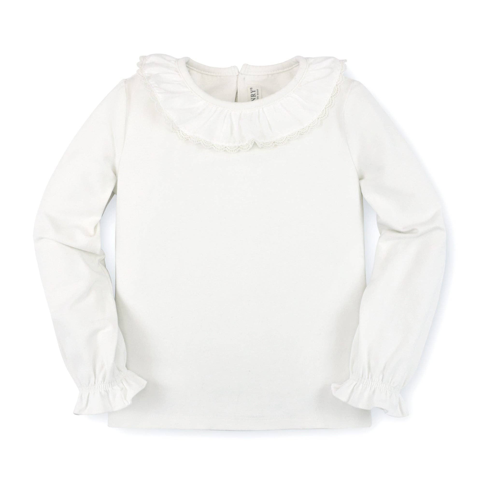 Image of Ruffle Neck Knit Top - Baby