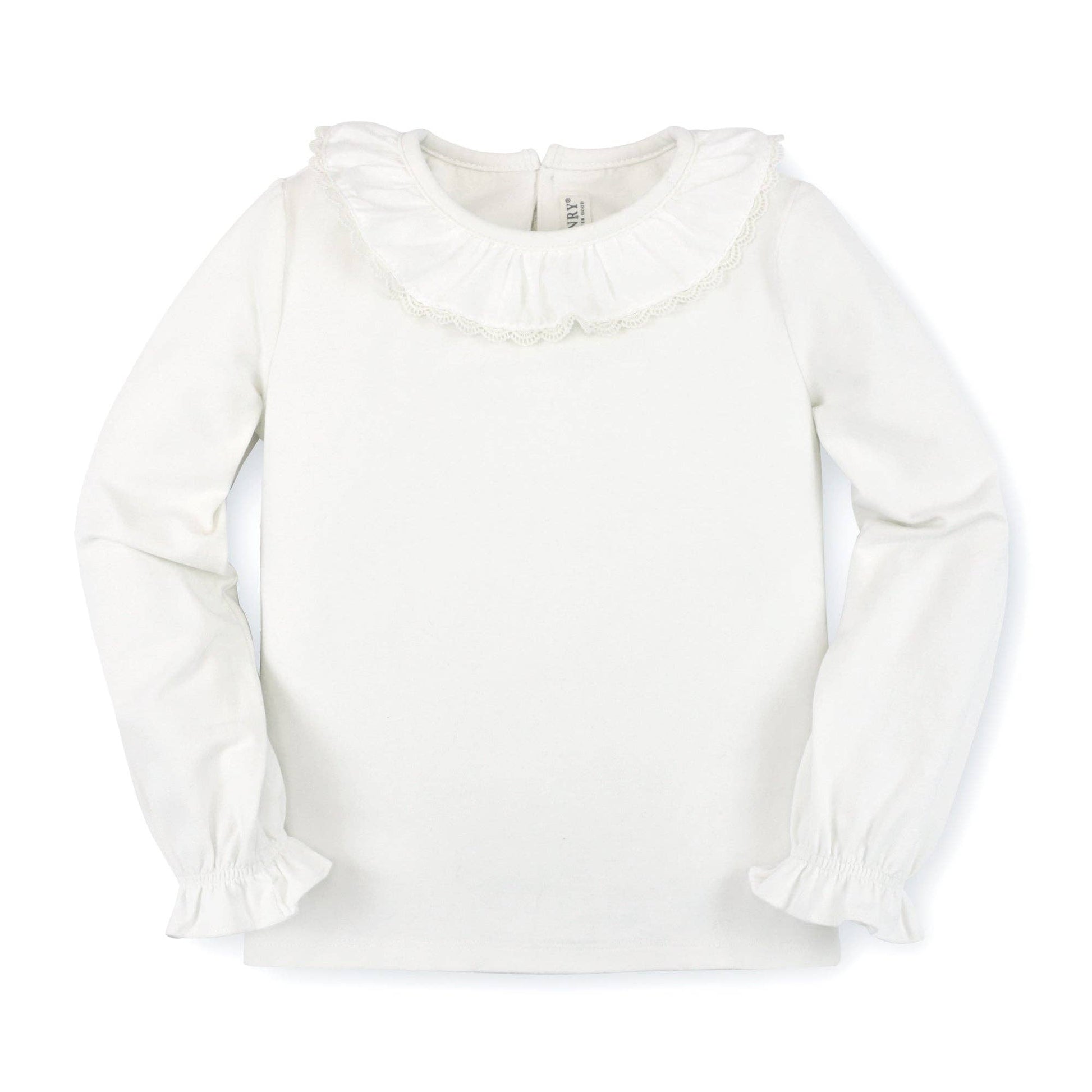Ruffle Neck Knit Top - Baby