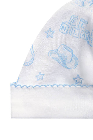 Nellapima - Blue Lone Star Toile Hat