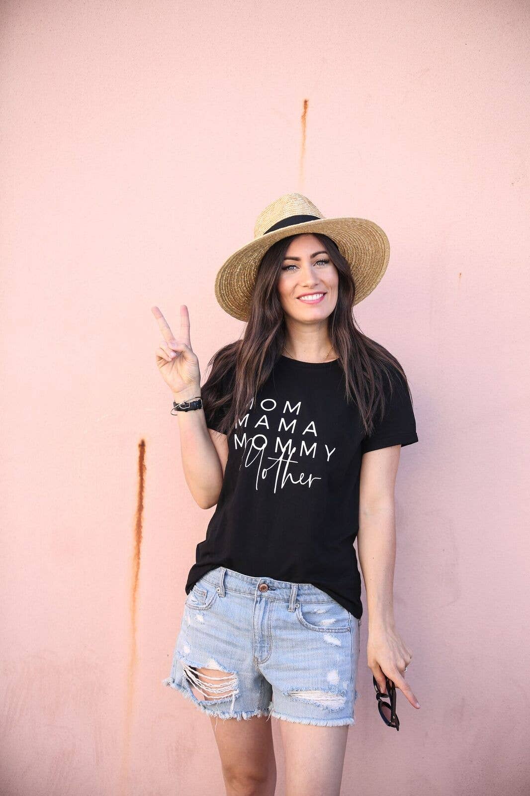 Image of to: little arrows - Mom Names Shirt: L